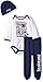 Gerber NFL New England Patriots Unisex-Baby Bodysuit, Pant, & Cap Set, Navy, 3-6 Months
