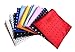 MENDENG Mens 10 Pack Assorted Cotton Polka Dots Pocket Square Handkerchief Hanky