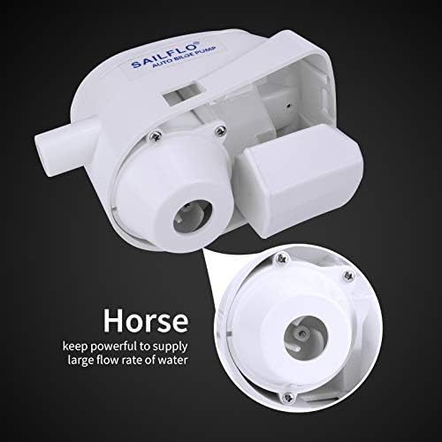 SAILFLO Bilge Pump Automatic 12v Pump for Boat 600 GPH /750 GPH/1100GPH 12 Volt DC Allinone