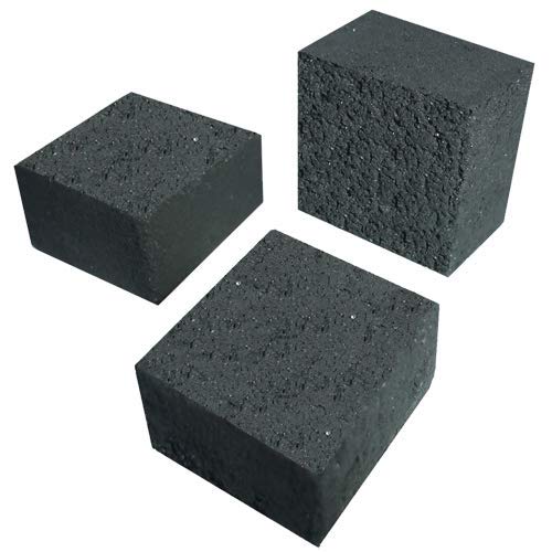 COCOUS NATURAL FLAT COCONUT CHARCOAL INCENSE HOOKAH SHISHA NARGUILE COAL COCONUT SHELL BRIQUETTE COALS 1KG – 96 PIECES 25X25X18MM FLATS