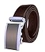 ITIEZY Men's Leather Ratchet Dress Belt with Automatic Buckle Sliding Belt for Men in Gift Box