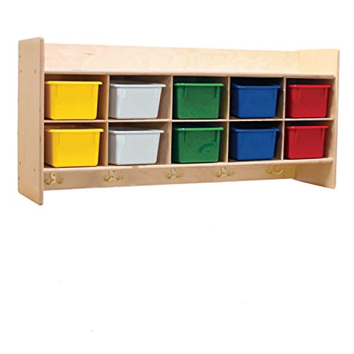 Contender C51403F Wall Locker & Cubby Storage w/10 Assorted Trays, Assembled - Thumbnail 2