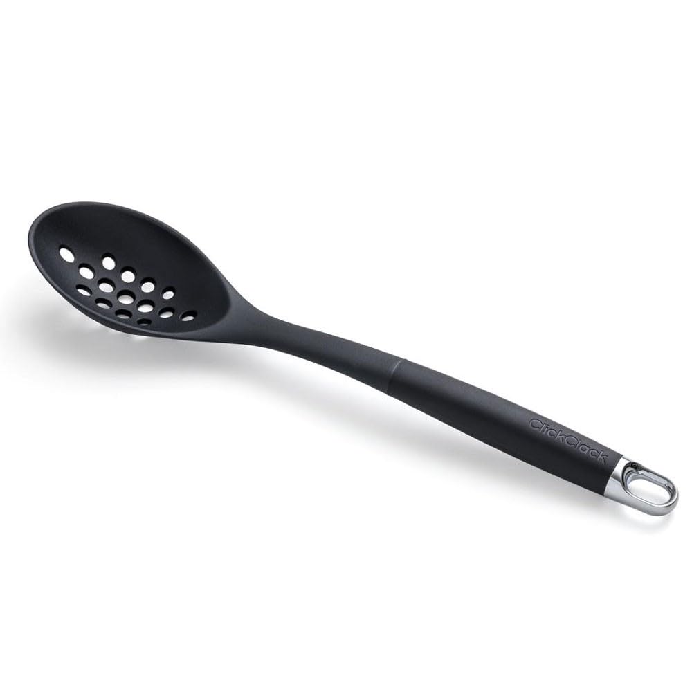 ClickClack Nylon Slotted Spoon - Single - Non-Stick Serving Spoon