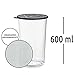 BAMIX 400ml and 600ml Beakers with Lids – Set of 2 – Practical and Durable Containers – Perfect Accessory to Immersion Blenders – Freezer, Microwave, and Dishwasher Safe – BPA-Free
