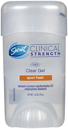 Secret Clinical Strength Clear Gel Women's Antiperspirant & Deodorant, Sport Fresh - 1.6 oz