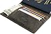 Visconti Soft Leather Secure RFID Blocking Passport Cover Wallet - POLO 2201, Oil Brown, One Size