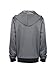 Mens Slim Fit Active Zipper Fashion Lightweight Cotton Hoodie