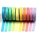 HeroNeo® 10x Decorative Washi Rainbow Sticky Paper Masking Adhesive Tape Scrapbooking DIY (10pcs Rainbow Tape)