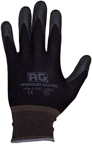 NiTex P-200 BK XL Work Gloves by Advanced Gloves