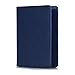 EpicGadget RFID Blocking Premium Leather Passport Holder Travel Wallet Cover Case (Navy Blue)