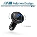 iClever Wireless Bluetooth FM Transmitter Radio Adapter Car Kit with SD Remote Controller for iPhone 7/6s/6/5s/5, iPad Pro/mini/Air, Samsung Galaxy S7/S6/Edge/Plus, Note 5/4, LG and More - Black