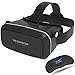 Toprime 3D VR Glass Headset Upgraded and Much Lighter Version Virtual Reality Goggles Newest Generation VR Case Black (with Ventilation Holes and Adjustable Lens and Strap)