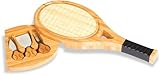 Picnic Plus Tennis Racquet Shape Cheese Board And Tools