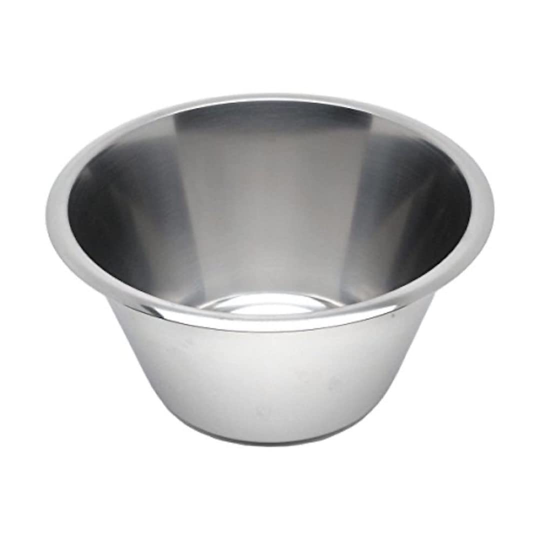 Genware NEV-1040 Swedish Bowl, Stainless Steel, 4 L
