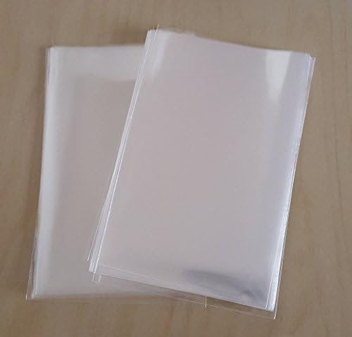 10 - 3" x 5" (75 x 125mm) Cellophane clear cello display bags for lollipops sweets - food safe