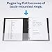 Avery Durable View 3 Ring Binder, 1 Inch Slant Rings, 250-Sheet Capacity, DuraHinge, 1.4 Inch Wide Spine, Customizable Clear Covers and Spine, 1 Black Binder (17011)