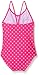 Kanu Surf Girls' Daisy Beach Sport 1-Piece Swimsuit, Chloe Pink Dot, 6X