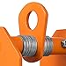 OrangeA 3 Ton Heavy Duty Manual Capacity Plain 6000LBS Push Track Roller Trolley Crane Lift Dual Wheels Garage Hoist for Straight Curved I Beam (Manual Trolley 3 Ton)