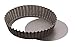 Paderno World Cuisine Deep Non-Stick Removable Base Tart pan, 9.5in, Black