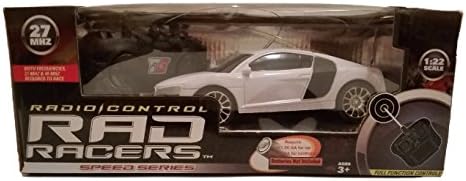Rad Racers Radio Controlled Racing Car - 49mhz White Car