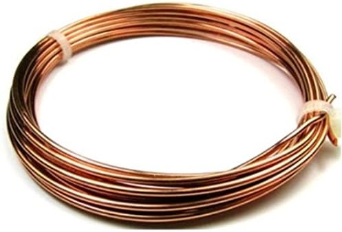 Unplated Copper Round Wire (0.9mm x 10m)