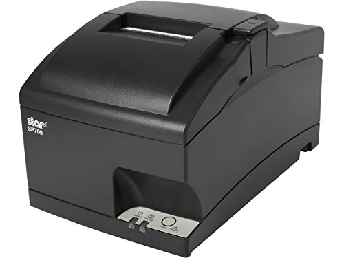Square POS Register Kitchen Receipt Printer – SP742ML, SP700 WiFi, Impact, Auto Cutter, Power Supply and Cables Included (Black WiFi)