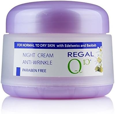 Night Regenerating Anti-Wrinkle Cream with Edelweiss, Baobab & Q10 - Paraben Free