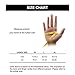 OMGAI Men's Full Finger Motorcycle Gloves of PU Leather and Hard Knuckle for Military Tactical Airsoft Outdoor Sports Black, XL