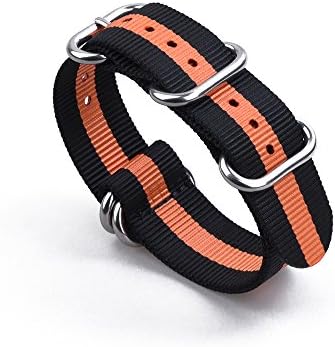 Randon Watch Bands NATO Straps ZULU Heavy Duty Ballistic Nylon Strap with Stainless Steel Buckle