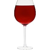 Juvale 25oz Oversized Giant Wine Glass with Stem - Extra Large Full Bottle Wine Glasses for Champagne, Funny Novelty Gift, Birthday (750ml)