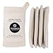MioEco Unsponge Natural Reusable Kitchen Sponges - Organic Non-Scratch Sponges for Dishes - Washable & Organic Dish Towels - Zero Waste Sponge - Pack of 4 - Reusable Kitchen Towels - Cleaning Sponge