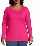 JUST MY SIZE womens Jersey Relax Crew Tee