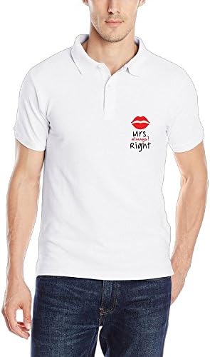Yangruhong Mrs.Always Right Men's Novelty Polo Golf Shirts