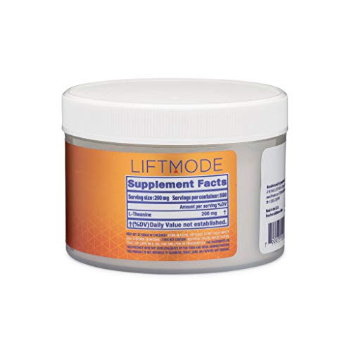 LiftMode LTheanine Powder Supplement for Focus, Stress Relief