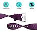 POY Replacement Bands Compatible for Fitbit Charge 2, Classic Edition Adjustable Sport Wristbands