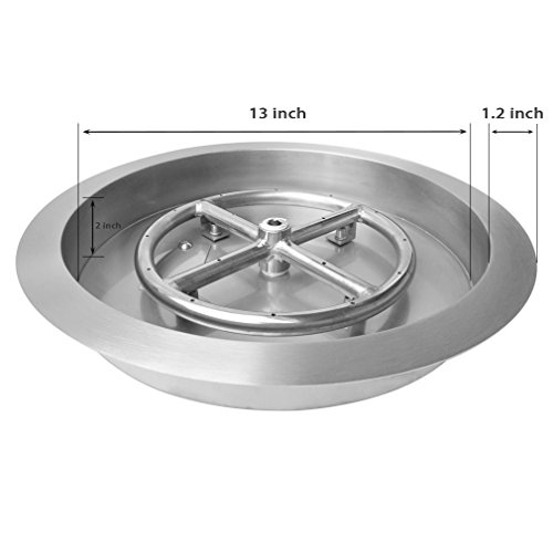 1 Stanbroil+Stainless+Steel+Burner+13+Inch