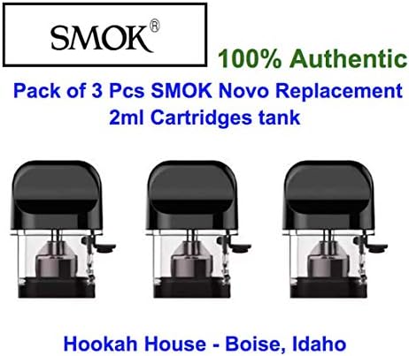 novo smok pod Cartridge 2ml / 1.5 ohm 100% Authentic 1 Pack / 3 Pcs