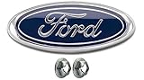Achoc Dark Blue Emblem with 2 Nuts ,Oval 9