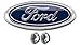 Achoc Dark Blue Emblem with 2 Nuts ,Oval 9