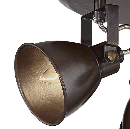 Pro Track Abby 3-Light Bronze Ceiling Track Fixture - Pro Track