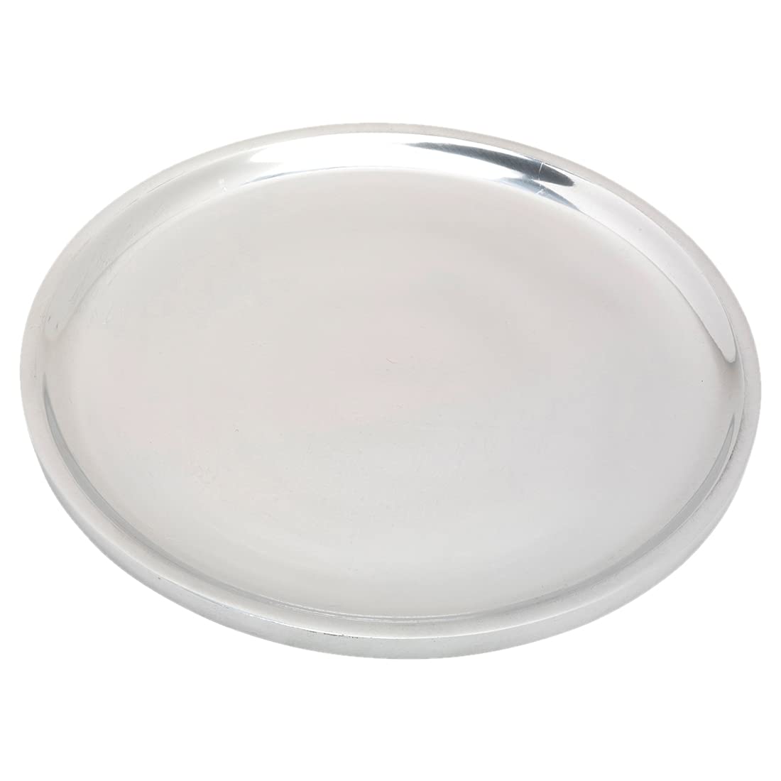 NKlaus Candle plate round Ø19cm Aliminium polished Coaster Decoration Pillar candles 10445