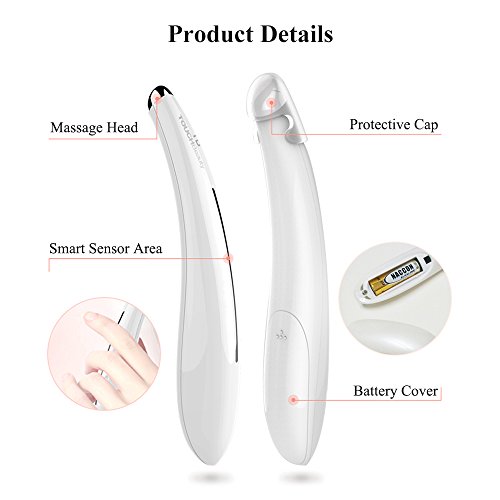 TOUCHBeauty Sonic Vibration Eye Massager, 40℃ Heated Wand, Relieves Dark Circles and Puffiness Eye & Facial Skin Care Device TB-1583 - Thumbnail 7