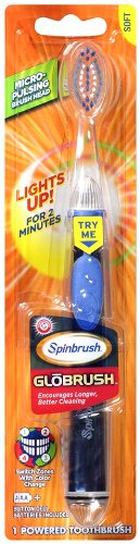 ARM & HAMMER Spinbrush GlÅbrush Powered Toothbrush, 1 Count