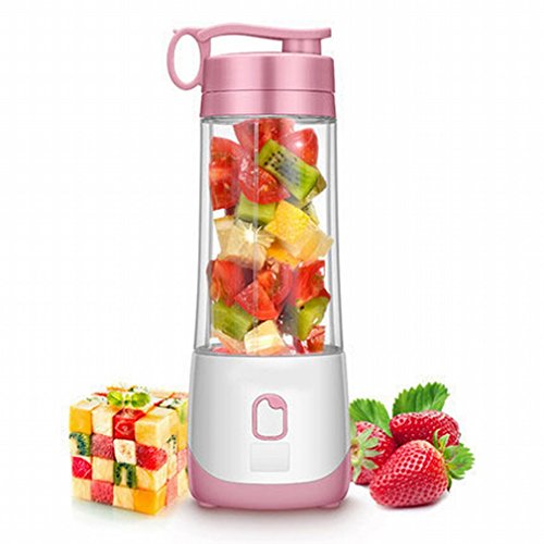 Click Here to See More Images PLLP Multifunctional Electric Juice Cups Portable Juicy Cups Mini Fruit Cup Usb Charge Juicer,Red