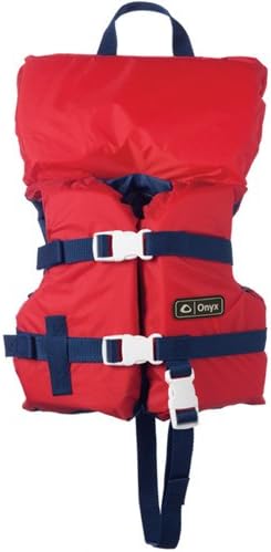 New Onyx Infant Child Under 50 Pounds General Purpose Vest Blue Black Adjustable Belts Pop-Up Pillow