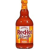Frank's RedHot Wings Buffalo Sauce, Wing Marinade, 23 oz, Pack of 6