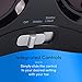 Shiatsu Foot Massager with Heat | Rotating Electric Massage Machine | Portable for Home or Office | Black