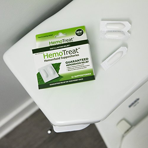 Hemorrhoid Pain Itching Relief Suppository FDA Listed Soothing Anti