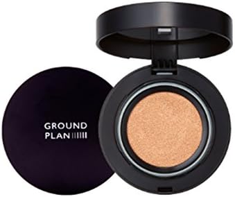 [Ground Plan] Ground Plan's First CC Cushion Foundation with Witch Hazel Etract without Purified Water with Strong Coverage and Durability with Moisturizing (23 Natural Beige)