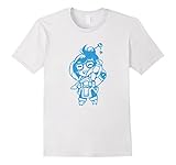 Men's Overwatch Mei Sketch Spray Tee Shirt Medium White
